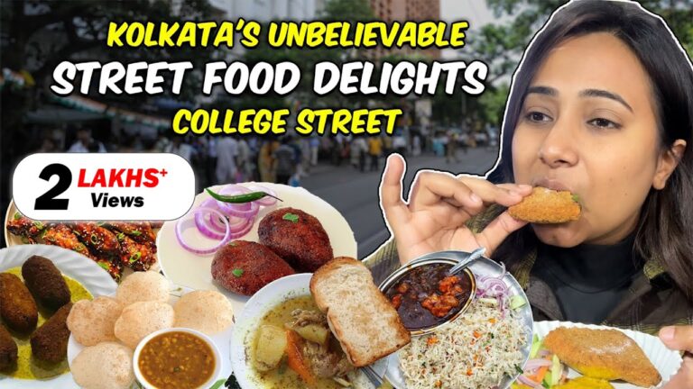 Kolkata's Unbelievable Street Food Delights- Heritage Eateries in College Street !