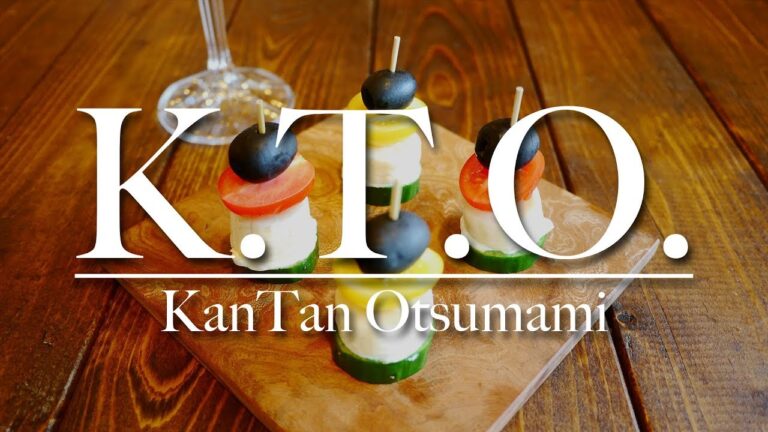 【K.T.O.簡単おつまみ】「４色ピンチョス」