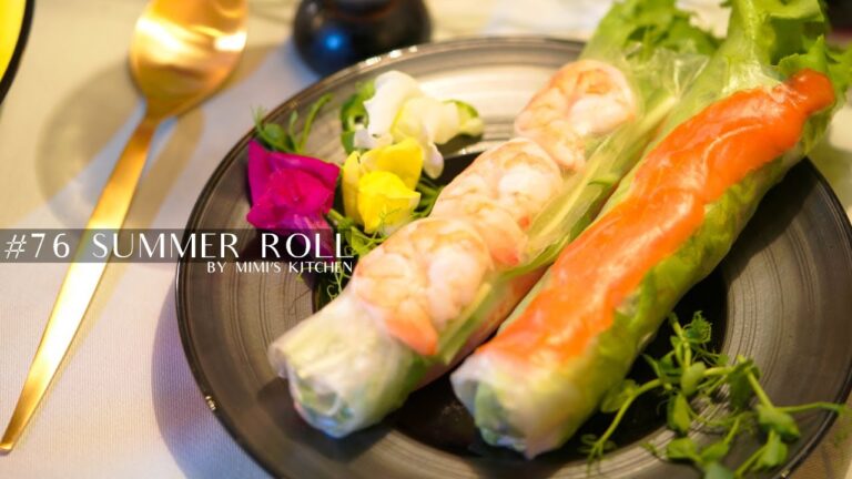#76【ヘルシーレシピ！】生春巻きの作り方♪｜ASMR & MUSIC