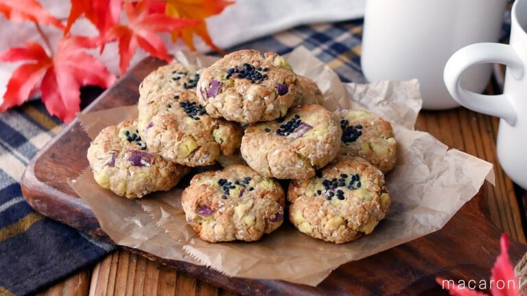 【オートミールのさつまいもクッキー】トースターで簡単！秋を味わうお菓子レシピ♪｜macaroni（マカロニ）