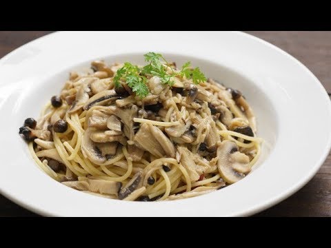 キノコのペペロンチーノの作り方