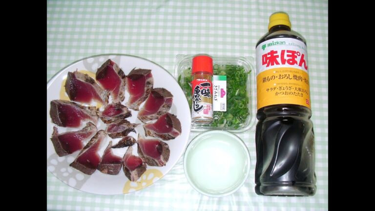 電子レンジでカツオのたたき（刺身）を「チンチン」するよ～