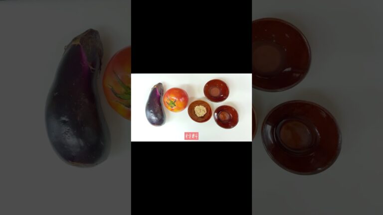 くじらナスの洋風煮浸し　レシピ紹介　#shorts