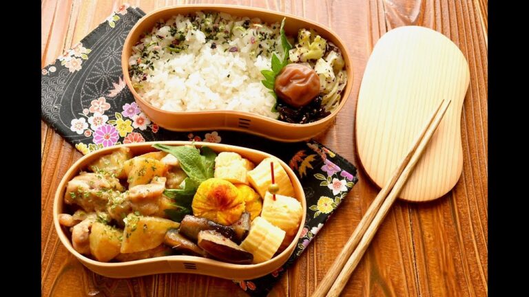 【お弁当作り】鶏ももとじゃがいもの味噌炒め弁当の作り方〜How to make Japanese bento lunch box〜