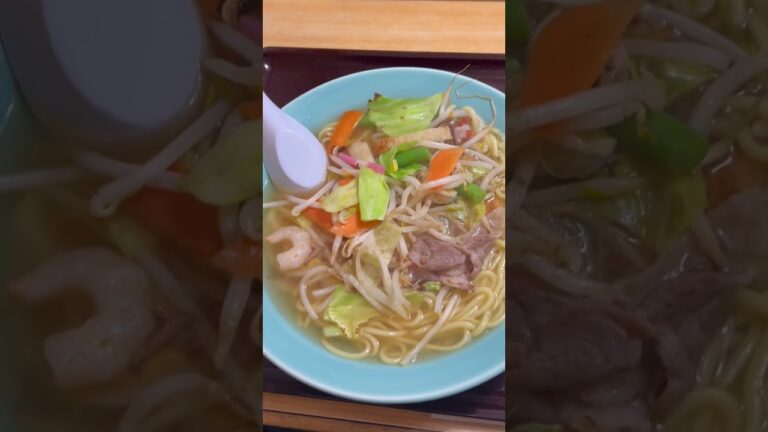 昭和52年創業うどんレストランうちだ屋の和風ちゃんぽん
