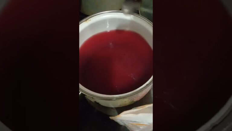 赤紫蘇シロップにクエン酸