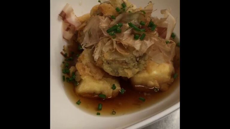 里芋と豆腐の揚げ出し