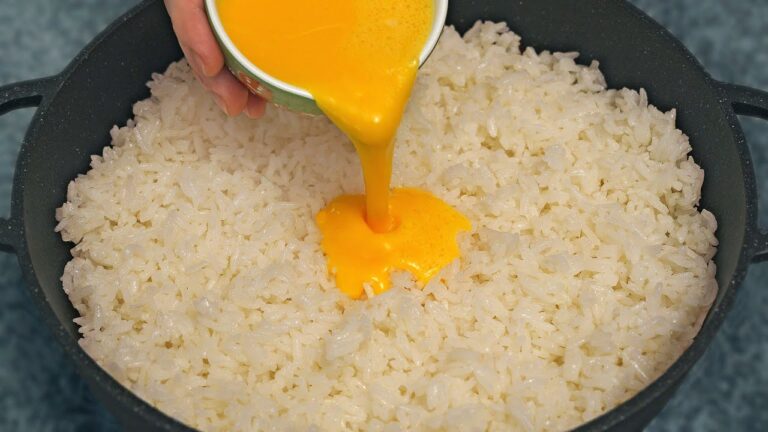 Do you have rice and eggs at home? 😋2 recipes quick, easy and very tasty!