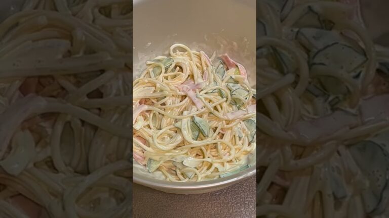 #Shorts スパゲティサラダの作り方！！