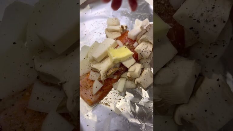 【簡単】鮭のホイル焼きを作ったよ#shorts #ホイル焼き