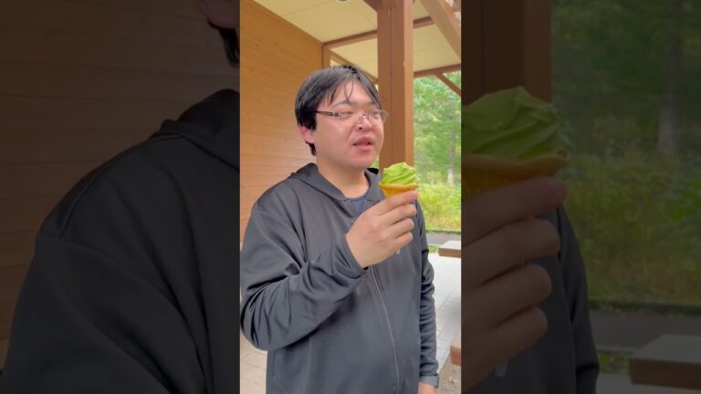 R+house大仙【秋限定 栗の渋皮煮ソフト】3種類のソフトがうますぎる！#shorts