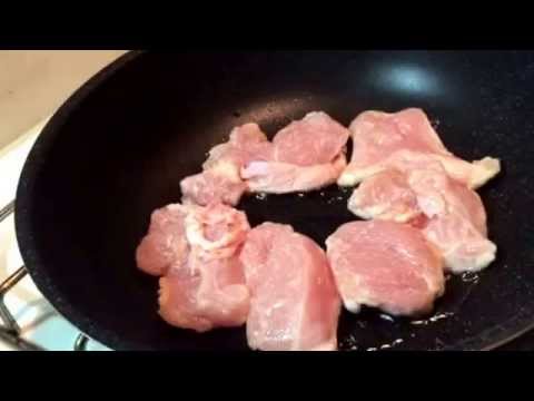 鶏胸肉の味噌マヨ炒め