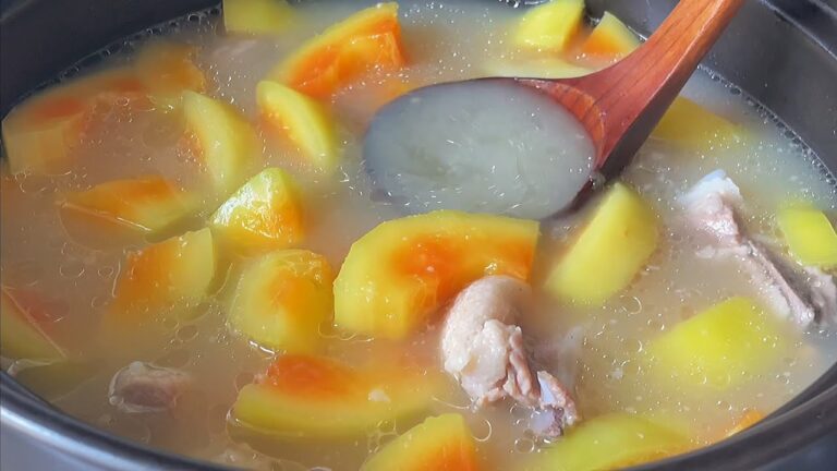 冬瓜排骨汤的家庭版教程，汤鲜肉香无腥味，秋冬暖胃的最佳选择【阿胖面食】
