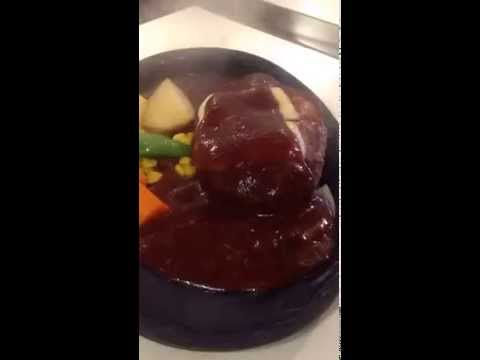 チーズハンバーグ焼きました