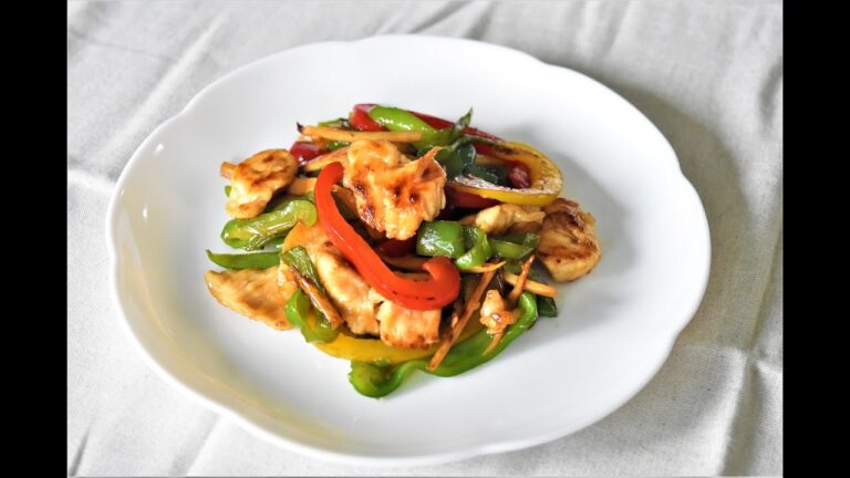 【季節の野菜レシピ〔夏野菜〕】「鶏肉の青椒肉絲～チンジャオロース～」