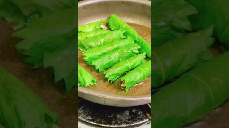 これが絶品！ベトナムの牛肉大葉巻き/Bò cuốn lá tía tô xanh thơm nức mũi #bocuontiato #ベトナム料理