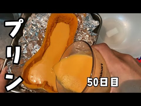 年収200万アラサーサラリーマンの朝ごはん【プリン。バターナッツかぼちゃプリン】 #手作りプリン #かぼちゃレシピ #モーニング #朝食 #コーヒー