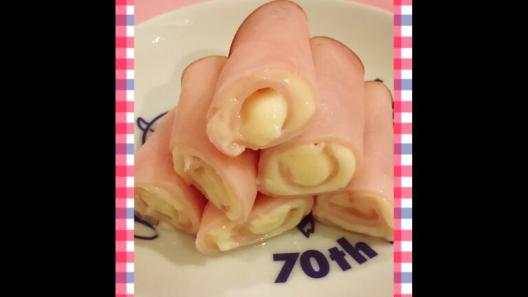 くるくるレンチンハムチー！♯お弁当 Japanese obento recipes