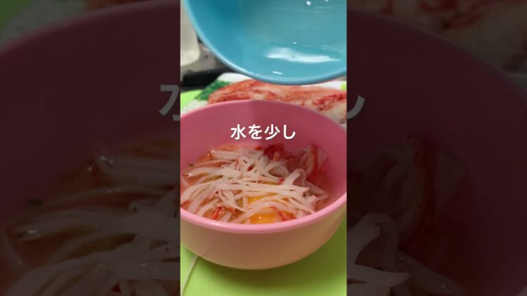 簡単！安くてヘルシーでボリューミーな【カニ玉豆腐のレンジ蒸し】