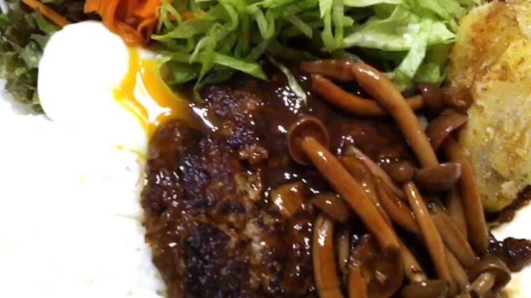 岐阜市のワンプレート料理教室メニュー紹介煮込みハンバーグ【岐阜市の料理教室NiyM】