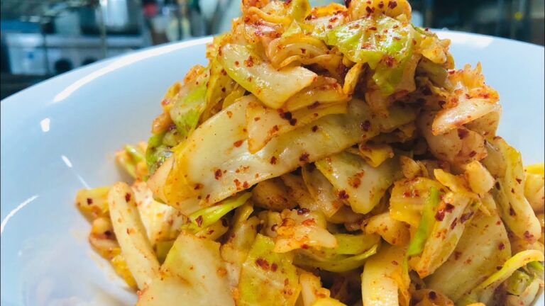 (7-10)春キャベツ浅漬けキムチ作り方(양배추 겉절이) #韓国料理簡単　#キムチ　#キャベツ　#コッチョリ