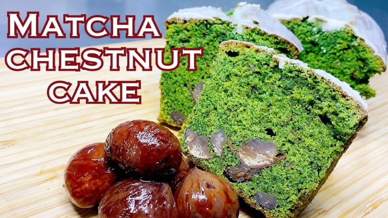 【抹茶スイーツ】秋スイーツ栗の抹茶パウンドケーキの作り方&レシピ