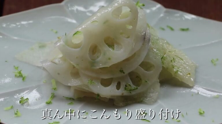 うつわ８割・N'111 梨と蓮根の柚子胡椒マリネ