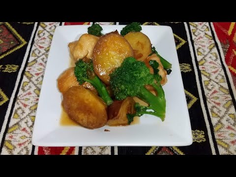 ２月２８日鶏むね肉とさつまいものマーマレード煮
