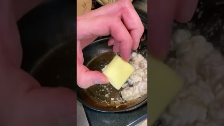 白子のガーリックバター醤油#shorts