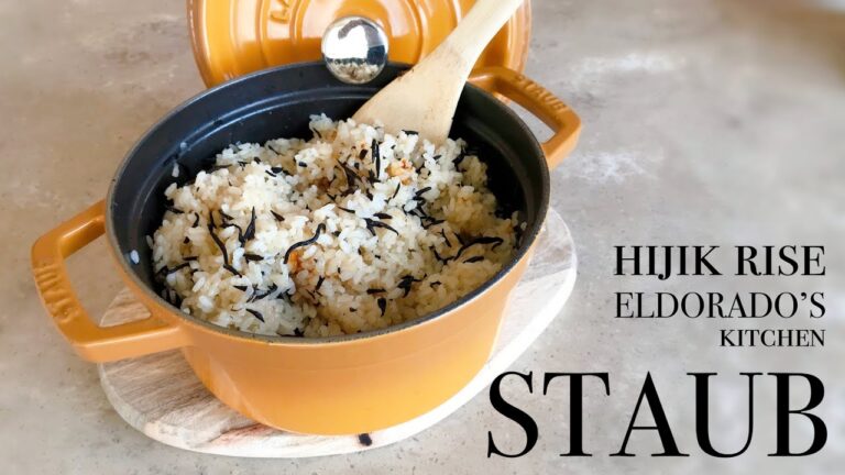 ストウブでひじきの炊き込みご飯🍴【ELDORADO’S kitchen/vol.5】
