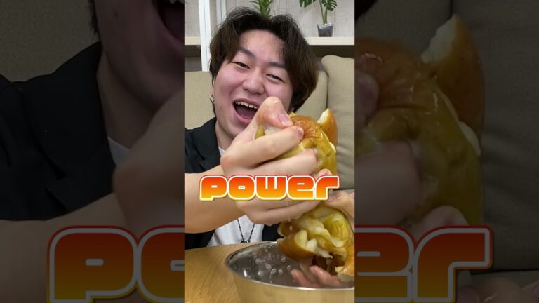 【検証】冷凍したりんごを解凍したら簡単に握り潰せるらしい！？#shorts