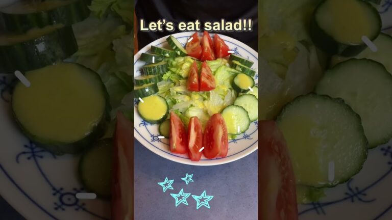 手作りドレッシングで野菜サラダ🥗