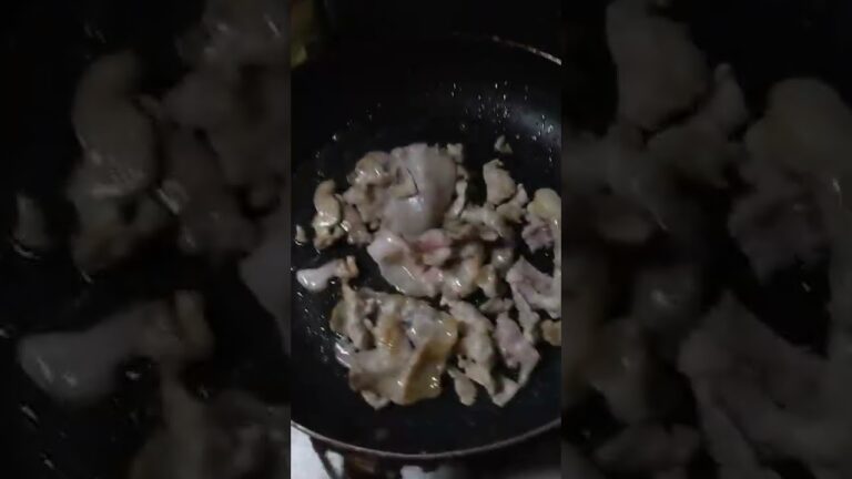 焼肉、豚コマ塩胡椒炒めwww
