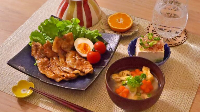 作り置きなし！15分で一汁一菜晩ごはん