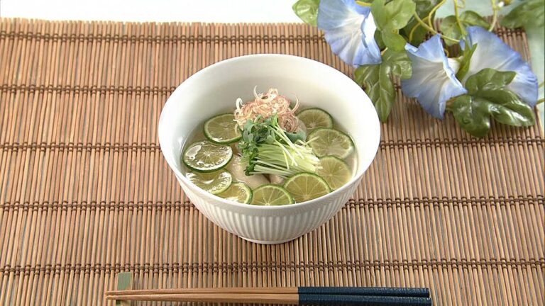 【DAIGOも台所】鶏のすだちそうめん｜ツルッと食べれるそうめん料理♪