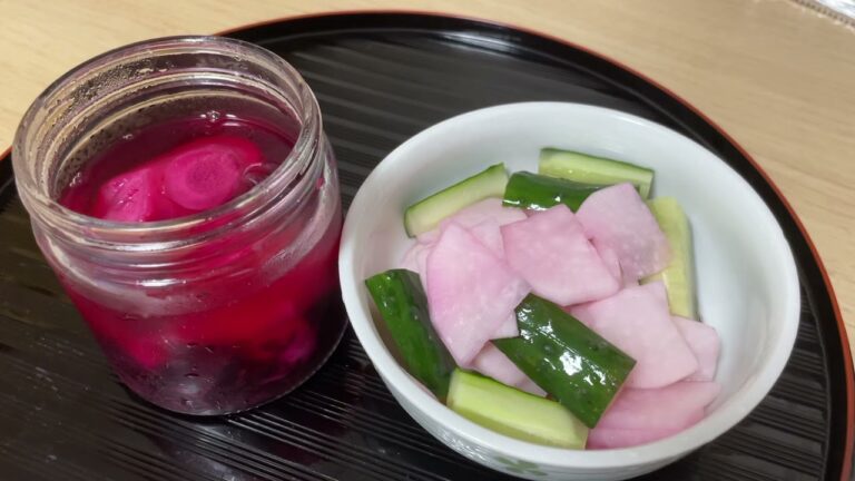 紅しょうが酢を使った浅漬け！夏に爽やか