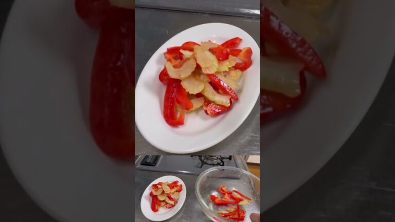 #042 パプリカとセロリの梅マリネ #簡単レシピ #料理動画