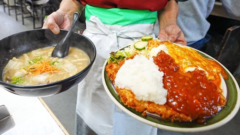 【現場メシ】「ハイライト食堂」地元民が殺到する安い・旨い・デカいの三拍子そろった町食堂【デカ盛り巡り】Japanese cuisine Street food