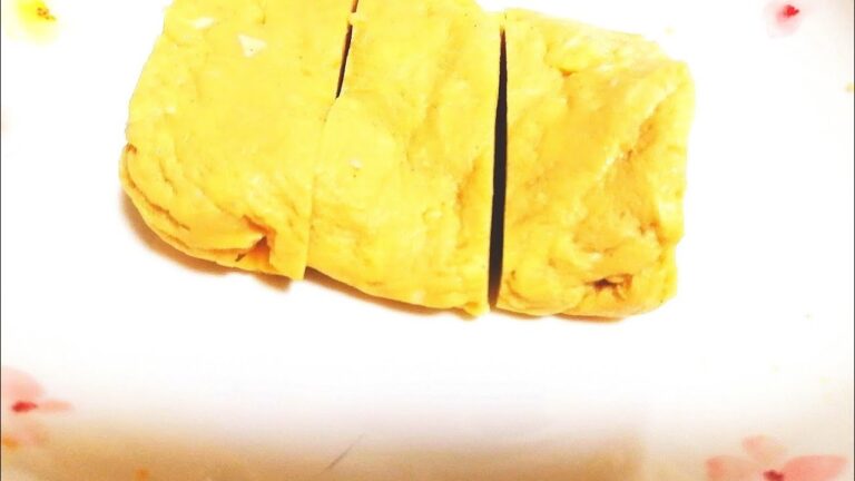 節約料理 レンジで簡単だし巻き卵