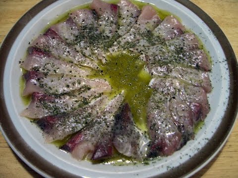 ゆずドレッシングのカルパッチョ