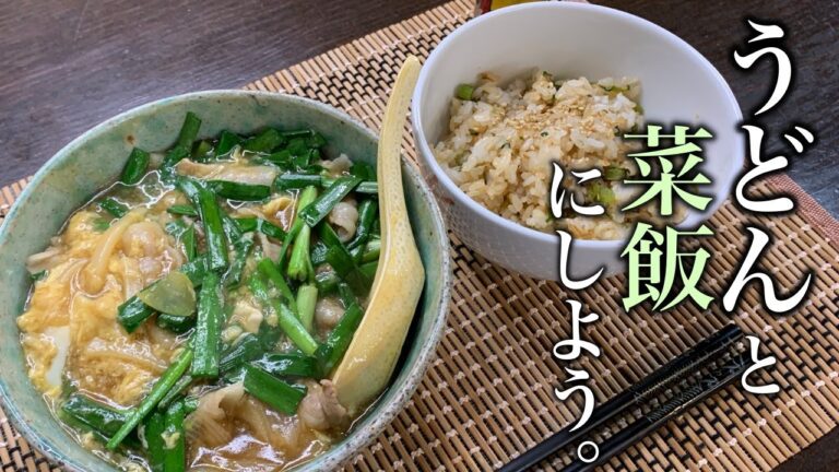 【あったかうどんと菜飯】は鉄板なのだ！の巻