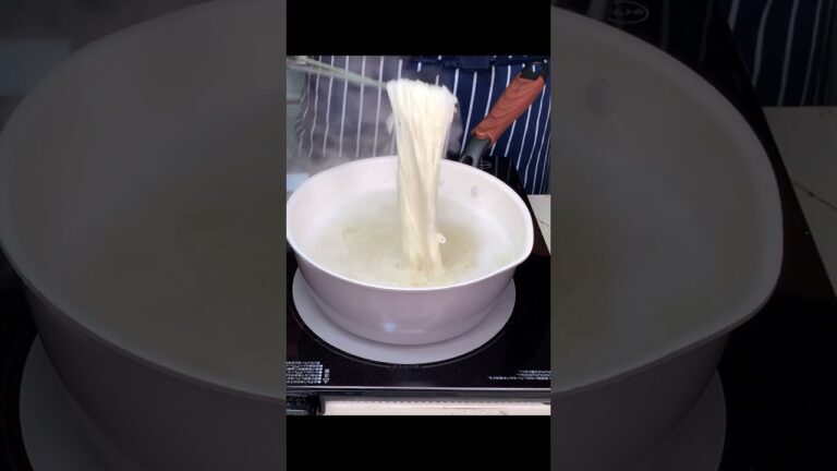 食べるほどに好きになる【豆乳そうめん】#shorts#food#koreanfood #eatkingkong #パパの三ツ星おうちごはん