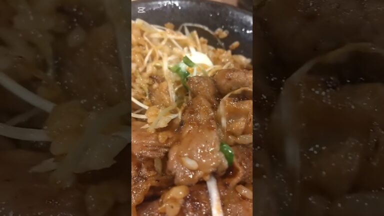 期間限定の肉ざんまい北海道すた丼がおいちいよ