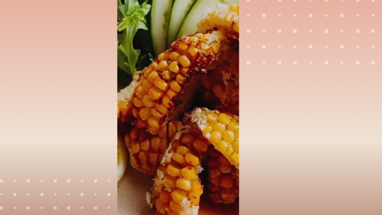 とうもろこしの唐揚げ/Fried corn with soy sauce