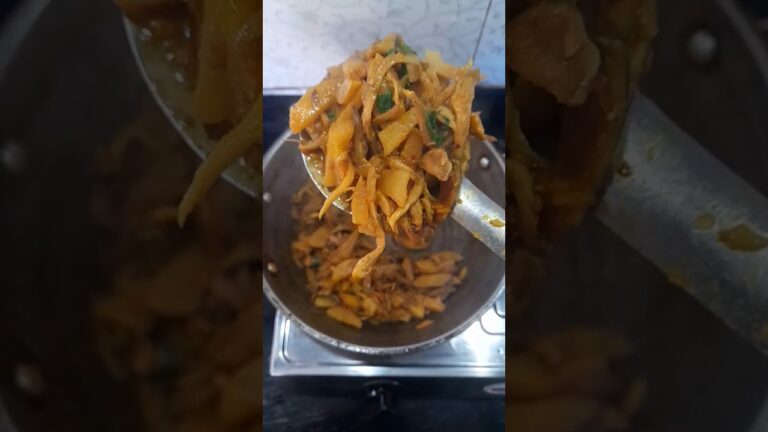 Fry mushrooms curry recipe