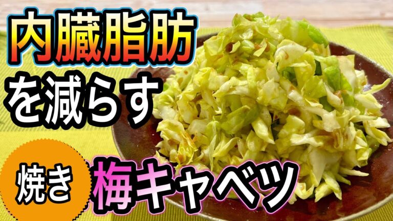 最強の脂肪燃焼＆血流促進キャベツでスッキリ痩せ！酸っぱいけど効く！たっぷり作り置きで保存OK