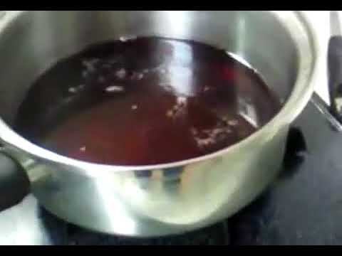 20100708 赤シソジュースにクエン酸を入れると・・・