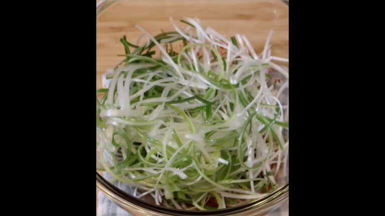 焼肉を食べる時に欠かせないねぎの和え物 パジョリ #Shorts