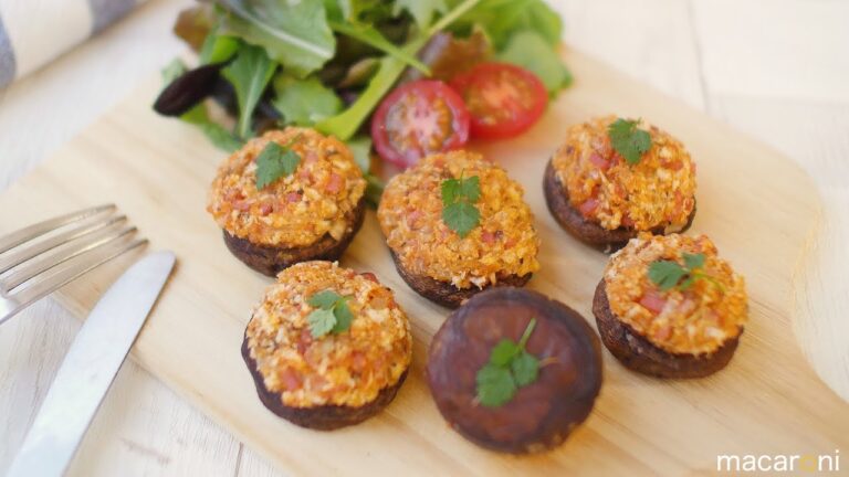 トースターおつまみ！ じんわりコクうま スタッフドしいたけの レシピ 作り方