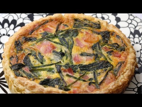 ほうれん草とベーコンのキッシュ